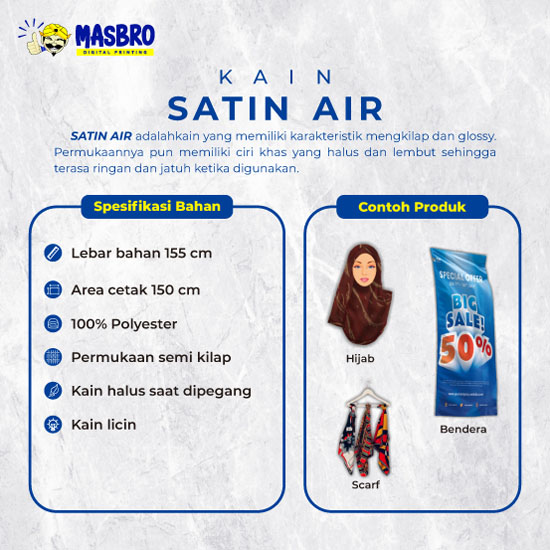 KAIN SATIN AIR