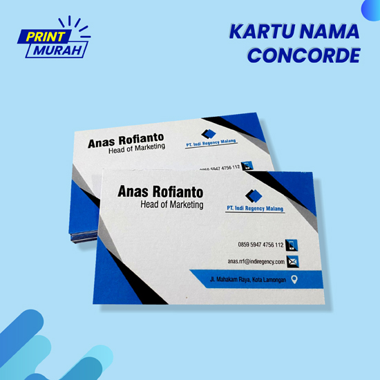 CETAK KARTU NAMA CONCORD