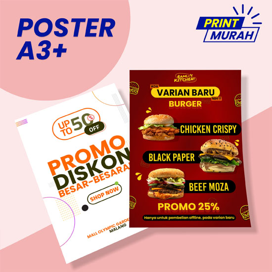 CETAK POSTER A3+