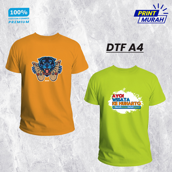 Print Kaos Dtf A4 Murah Online di MasbroPrinting Malang