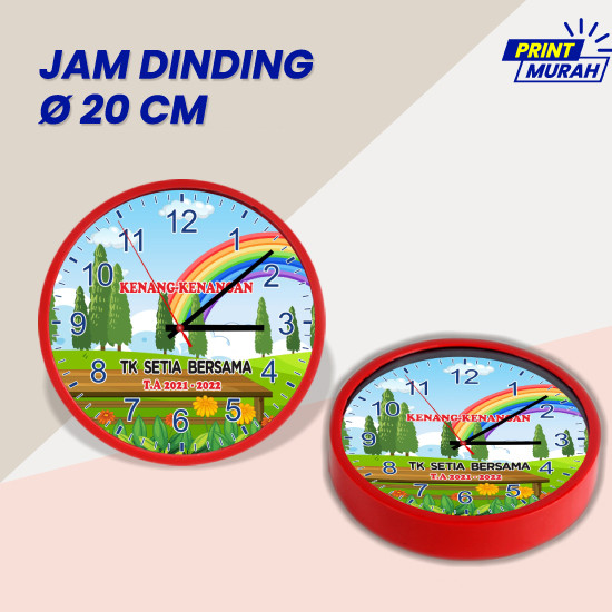JAM DINDING DIAMETER 20 cm