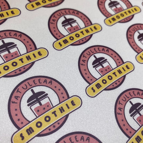 CETAK STICKER CAMEL VINYL SATIN