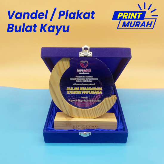 VANDEL / PLAKAT KAYU BULAT B1