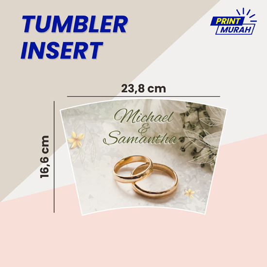 TUMBLER INSERT PAPER 19 cm