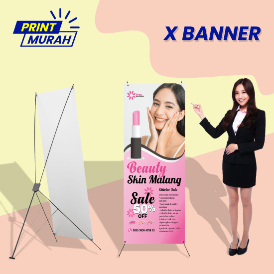 X-BANNER 60 x 160 OUTDOOR